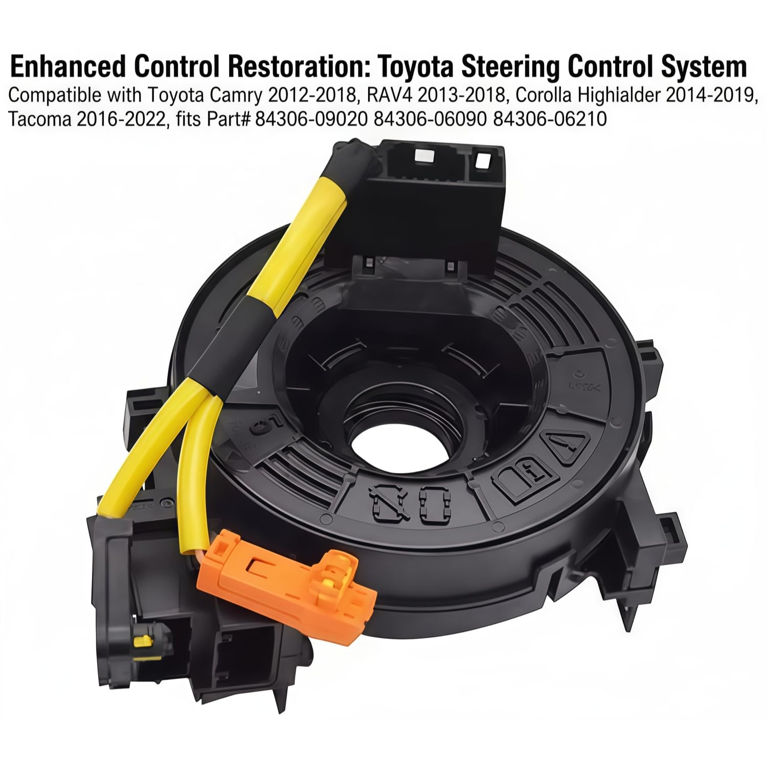 Automotive Clock Suspension Pendulum Spring Drive Plug Harness for Toyota Camry 2012-2018 Corolla 2014-2019 RAV4 2013-2018 Tacoma 2016-2022 Highlander 2014-2019 Part# 84306-09020